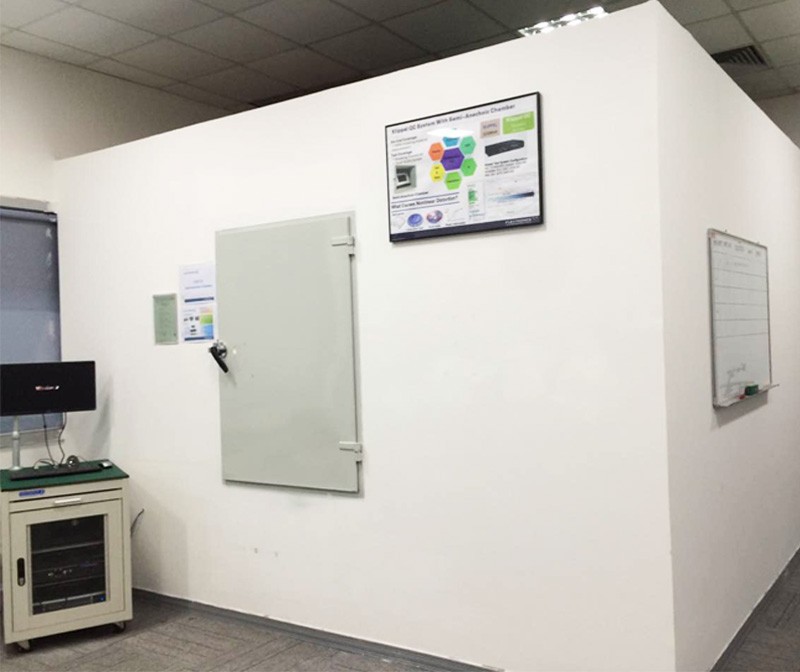 聲學(xué)實(shí)驗(yàn)室中的消聲尖劈結(jié)構(gòu)